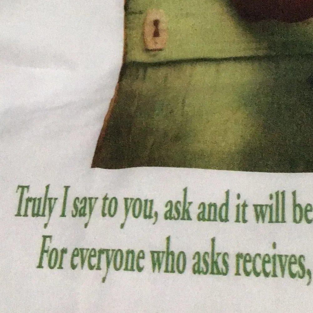 Rest On‎ His Word White Standard Cotton Pillowcase